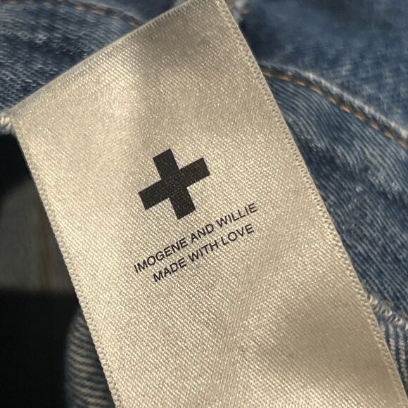 Imogene & Willie Lot 2 Vidallia Mills Harper Jeans Womens 28 Selvedge Distressed - Picture 5 of 16